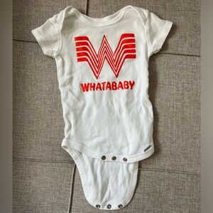 Whataburger (“Whatababy”) Bodysuit Onesie